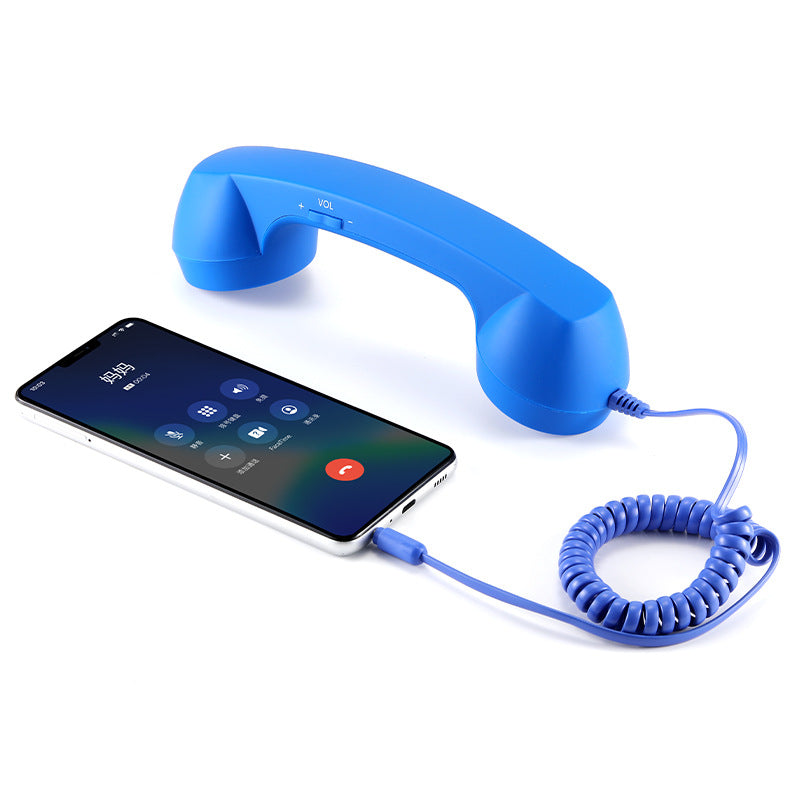 Miniatuur Retro Telefoon - verguld en met Swarovski | Boutique - Boutique