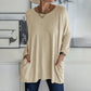 🎅Uitverkoop 50% korting💖Comfortabel effen katoenen T-shirt