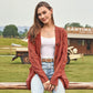 Dames herfst trui van gemiddelde lengte 🧥 – Te dragen over T-shirts/onder jassen, ideaal voor op kantoor en brunchafspraken 💼