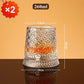 【Conversatie Starter】 Uniek Draaiend Drinkglas | Visueel Spectaculair | Ideaal Cadeau voor WhiskyLiefhebbers