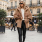 🔥Wintervoorverwarming - enorme kortingen🔥Luxe Dames Oversized Gebreide Puffer Jas – Winter Must-Have met Patchwork Design & Maximum Warmte!