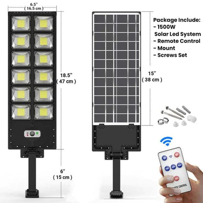 1500W LED-verlichtingssysteem op zonne-energie