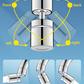 360° Draaibare Wastafelkraanbeluchter - Dubbele Functie Dubbele Stroom Douchekop
