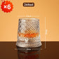【Conversatie Starter】 Uniek Draaiend Drinkglas | Visueel Spectaculair | Ideaal Cadeau voor WhiskyLiefhebbers