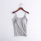 Halster vest voor dames - ingebouwde gewatteerde bh vest