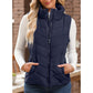 💖Uitverkoop 50% korting✨️Dames mouwloos puffer vest met ritssluiting💗