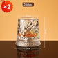 【Conversatie Starter】 Uniek Draaiend Drinkglas | Visueel Spectaculair | Ideaal Cadeau voor WhiskyLiefhebbers