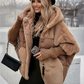 🔥Wintervoorverwarming - enorme kortingen🔥Luxe Dames Oversized Gebreide Puffer Jas – Winter Must-Have met Patchwork Design & Maximum Warmte!