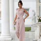 🔥2025 Hot Sale--50% Korting🔥Mouwloze jumpsuit met bloemenversiering voor dames