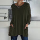🎅Uitverkoop 50% korting💖Comfortabel effen katoenen T-shirt