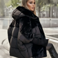 🔥Wintervoorverwarming - enorme kortingen🔥Luxe Dames Oversized Gebreide Puffer Jas – Winter Must-Have met Patchwork Design & Maximum Warmte!