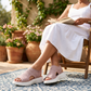 👡🌬️ Ademende gebreide platform sandalen voor dames – Lichtgewicht en zacht ✨