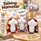 🐹 50% korting! Pratende hamsterknuffel – herhaalt geluid, beweegt het hoofdje & zacht om te knuffelen. Verkrijgbaar in 3 kleuren & kersteditie – 15 cm! ✨🎄