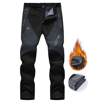 🏆LAATSTE DAGVERKOOP 50% UIT! 🔥 Mannen Waterdichte Winterbroek met Fleece Voering Cargo Broek