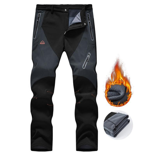 🏆LAATSTE DAGVERKOOP 50% UIT! 🔥 Mannen Waterdichte Winterbroek met Fleece Voering Cargo Broek