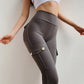 Vrouwen sexy stretch fitness leggings met zakken