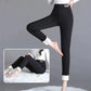 Modieuze thermische kasjmier slim-broek voor dames