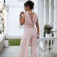 🔥2025 Hot Sale--50% Korting🔥Mouwloze jumpsuit met bloemenversiering voor dames