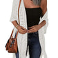 😍Oversized gebreid vest voor dames – Lichtgewicht gehaakte kimono met kwastjes voor lente & zomer 🌸