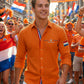 Koningsdag wafelshirt voor heren