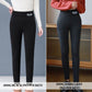 Modieuze thermische kasjmier slim-broek voor dames