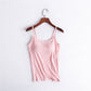 Halster vest voor dames - ingebouwde gewatteerde bh vest