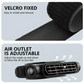 ❄️Dual Turbo USB-autostoelventilator - krachtige ventilator met kussen voor achterin