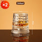 【Conversatie Starter】 Uniek Draaiend Drinkglas | Visueel Spectaculair | Ideaal Cadeau voor WhiskyLiefhebbers