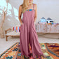 ⏳Beperkte tijd 50% korting!💥 💝Mouwloze jumpsuit met wijde pijpen en zakken voor dames