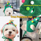 Schattige Kerstboom Pompon Hoed