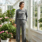 Dames casual set: top en broek met trekkoord