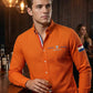 Koningsdag wafelshirt voor heren
