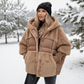 🔥Wintervoorverwarming - enorme kortingen🔥Luxe Dames Oversized Gebreide Puffer Jas – Winter Must-Have met Patchwork Design & Maximum Warmte!