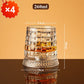 【Conversatie Starter】 Uniek Draaiend Drinkglas | Visueel Spectaculair | Ideaal Cadeau voor WhiskyLiefhebbers