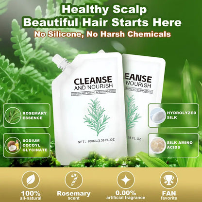 🧴 KOOP 2, KRIJG 1 GRATIS! ✨ Shampoo voor glad en glanzend haar - Natuurlijke groei, diep herstel van de haarzakjes, sulfaatvrije formule voor alle haartypen 🌟📦