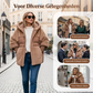 🔥Wintervoorverwarming - enorme kortingen🔥Luxe Dames Oversized Gebreide Puffer Jas – Winter Must-Have met Patchwork Design & Maximum Warmte!