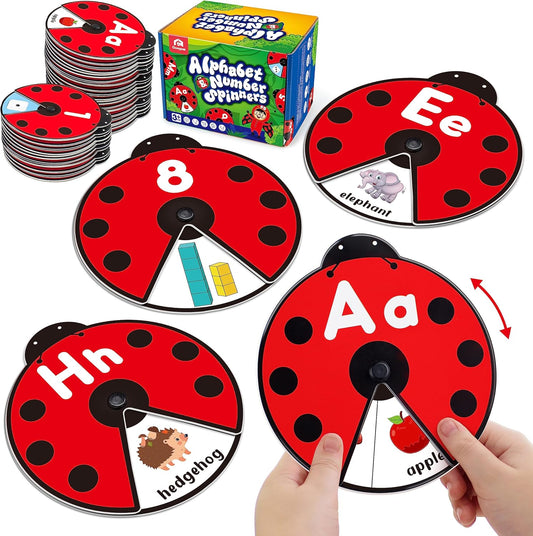 💖Uitverkoop 50% korting💖Early Learning Montessori Spinning Flash Cards👶🔤