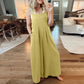 ⏳Beperkte tijd 50% korting!💥 💝Mouwloze jumpsuit met wijde pijpen en zakken voor dames
