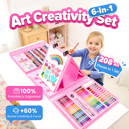 💗Hot Promotie 50% Korting💗Deluxe 6-in-1 Kunst Creativiteitsset🎁Het Beste Cadeau voor Kinderen