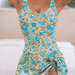 👙Summer Hot Sale 49% OFF💃Women's One Piece Tummy Control Tie Knot Swimsuit