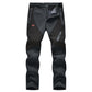 🏆LAATSTE DAGVERKOOP 50% UIT! 🔥 Mannen Waterdichte Winterbroek met Fleece Voering Cargo Broek