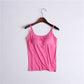 Halster vest voor dames - ingebouwde gewatteerde bh vest