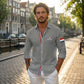 Koningsdag wafelshirt voor heren