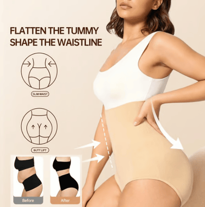 🔥Koop er 1 en krijg er 1 gratis🔥 50% korting👙 Shapewear-slip met hoge taille en blote buik