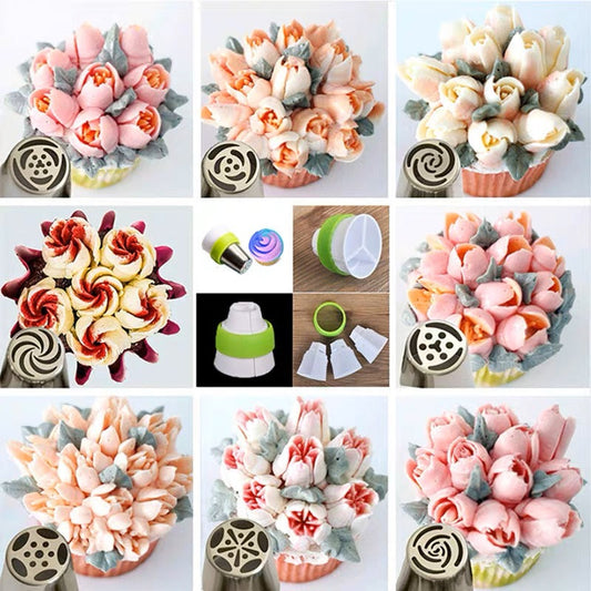 Taartdecoratie Roestvrijstalen Spuittips