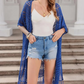 😍Oversized gebreid vest voor dames – Lichtgewicht gehaakte kimono met kwastjes voor lente & zomer 🌸