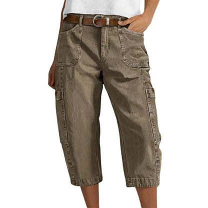 Casual Cargo Capribroek met Losse Pasvorm