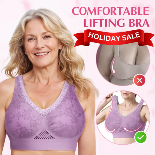 【✨1+1 gratis – 2 stuks】Comfortabele, knooploze en vormgevende bh van puur katoen