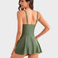 👙Summer Hot Sale 49% OFF💃Women's One Piece Tummy Control Tie Knot Swimsuit