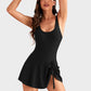 👙Summer Hot Sale 49% OFF💃Women's One Piece Tummy Control Tie Knot Swimsuit